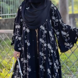 Floral Aura Abaya সিঙ্গেল কোটি 